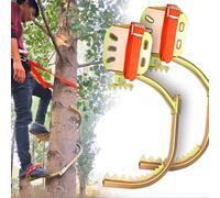 Tree Climbing Spikes - Heavy Duty Steel Spurs with Padding & Adjustable Straps for Arborists, Hunters, and Fruit Pickers - Ultimate Climbing Gear