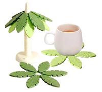 Tree Coasters | 21x19x8.5cm Silicone Tree Trivets for Hot Pots, Silicone Mats Sturdy Space-Saving Accessories Decor for Cooking Kitchen Counter Table with Cookware Dish