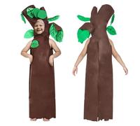 Tree Costume Kids, Childs Outfit Fancy Dress Toddler Hilarious Tree Jumpsuit 9-13 Years Old Boys Girls Dress Up Costume Halloween Christmas Dress Up Play Performances Cosplay Events (One Size)