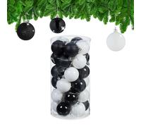 Tree Decoration Christmas Baubles Ornaments Set Classic Traditional Balls Bright