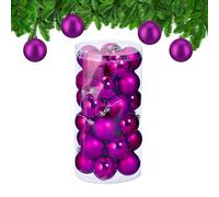 Tree Decoration Christmas Baubles Ornaments Set Classic Traditional Balls Bright