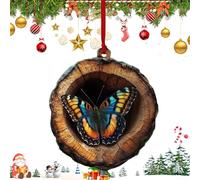 Tree Decorations, Animal Pendants for Christmas Tree Decorations for Tree | Flat Pendant 2D Acrylic Window Decor Garden Home Parties Family Gathering