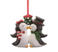 Tree Decorations, PVC Christmas Treee Decoration, Tree Ornament, Christmas Hangings Pendants, Home Decoration For Wall Doorway, Couple Snowman Penguin Polar Bear Ornaments For Party Decor, New Year
