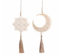 Tree Decorations - Wooden Hollow Ornament Pendant Elegant Religious Doors Branches Home Decor Easy Hanging Design with Material