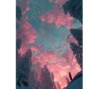 Tree Diamond Art, 5D DIY Diamond Painting Kits Starry Sky, Full Drill Crystal Art Painting Kit for Adults Beginners, DIY Cross Stitch Embroidery Crafts Pictures, Home Wall Decor, Gifts, 60x90cm B-9238