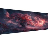 Tree Diamond Art Beautiful Diamond Painting Kits Adults, Full Drill Cross Stitch Kits for Adults, Crystal Art Kit for Home Wall Decor, Creative Hobby Gift & Stress Relief, 40x90cm 16x36 Inch Y1-657