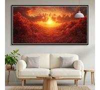 Tree Diamond Art Kits Adults, 5D Forest Diamond Painting Kits for Adults Beginners, DIY Full Drill Gem Art Mosaic Kit, Square Crystal Embroidery Cross Stitch for Room Decor Gifts 100x200cm B0-656