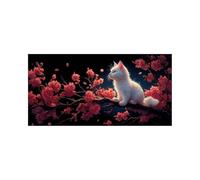 Tree Diamond Art Kits Adults with Diamond Art Accessories, 5D DIY Color Crystal Gem Crafts Kits for Kids, Cat Rhinestones Paint by Numbers on Canvas 64 x 32In, Wall Artwork for Room Decor 2509-6465