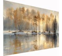 Tree Diamond Art Plant 5D Diamond Painting Kits for Adults & Kids Beginner, Square Full Drill Diamond Art Kit DIY Crystal Embroidery Canvas Painting Pictures for Home Wall Decor Gifts 12x24inch Z1-811