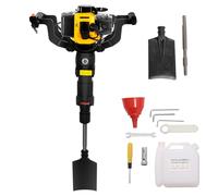 Tree Digger 52CC 2-Stroke Portable Garden Tree Digger,1250w 6500 RPM, Hand-Pull Start,Petrol Powered Excavator Digging Machine,Tree Excavator with Shovel, for Garden and Farm