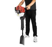 Tree Digging Machine 1900W Gas Powered Excavator 52CC Handheld Trench Digger 2 Stroke Power Tree Digger Garden Shovel Air-Cooled Digging Single Cylinder Hole Digger Machine for Garden Farm