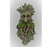 Tree Ent Face Wall Plaque Garden, Greenman Decorative Gift Decor, 32cm Height