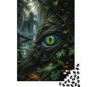Tree Eye Forest Ruins, Classic Puzzle, 1000 Pieces, 70x50cm/1000pcs | For a puzzle gift during the festive season: Adult jigsaw puzzle with 1000 pieces suits calm, screen-free leisure.