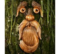 Tree Face, Tree Faces Decor Outdoor, Tree Art, Tree Decorations Outdoor, Tree Hugger, Unique Bird Feeders for Outdoors and Indoors - Old Man Tree Art