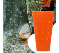 Tree Felling Wedges with Spikes for Safe Directional Tree Cutting - Heavy-Duty ABS Plastic, 14 x 5 x 2 cm, 135 g, Orange - Includes Storage