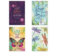 Tree-Free Greetings 16 Pack Blank All Occasion Assorted Notecards with Envelopes, Eco Friendly, Made in USA, 100% Recycled Paper, 4"x6", Always Believe (FP54256)