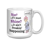 Tree-Free Greetings 20 oz Shine Aunty Acid Artful Jumbo Mug