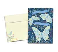 Tree-Free Greetings - Floral Birthday Card for Her - Butterfly Wishes