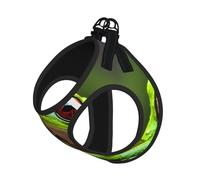 Tree Frog Baby Print Dog Harness Adjustable Walk Puppy Harnesses Leash Clips Pet Harnesses Training Pet Vest