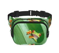 Tree Frog Baby Print Stylish and Practical Waist Bag,Adjustable,Perfect for Travel,and Outdoor Activities
