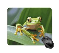 Tree Frog Baby Square Mouse Pad Portable Computer Mousepad with Non-Slip Rubber Base 25 * 30cm Ultra-Thin Gaming Mouse Mat for Computer Laptop Office Desk Accessories