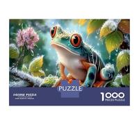 Tree Frog Classic 1000 Pc Rigid Cardboard Jigsaw Misty Forest Seniors Brain Training Rainy Day Fun Must-Have Puzzle Lovers 70x50cm/1000pcs