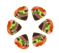 Tree Frog Guitar Pick 12 picks Fashion Personalized Bass Pick Durable Electric Guitar Plectrums Instrument Accessories for Ukulele Electric Guitar Bass