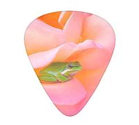 Tree Frog Guitar Picks 12pcs,Guitar Plectrums For Your Electric,Acoustic,Or Bass Guitar Thin,Medium,Heavy Includes 0.46mm,0.71mm,0.96mm Guitar Accessories
