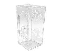 Tree Frog Habitat, Large Mini Amphibian Enclosure, Durable Safe Terrarium for Lizards and Frogs, Easy Viewing and Feeding Container, Transparent Display Box Accessory for Kids Beginners