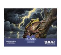 Tree Frog Jigsaw Puzzles Puzzle for Adults Kids. 1000 Pieces Impossible Challenge Toy Educational Games Home Decoration for Adults& Kids Age 14 Years Up 70x50cm/1000pcs