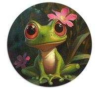 Tree Frog Jigsaw Puzzles Puzzles for Adults Kids. 1000 Piece Great Gifts Challenge Toy Educational Games Home Decoration for Educational Games Gifts 1000pcs (67.5x67.5cm)