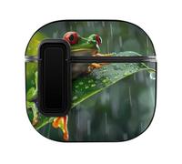 Tree Frog on A Rainy Tree Case Compatible with AirPods 4 Hard Earphone Case Protective Cover