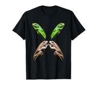 Tree Frog Symmetry Australian White Lipped Reptile Keeper T-Shirt