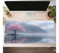 Tree Gaming Mouse Mat Pink Large Mouse Pad 80 x 30cm XXL Mousepad Desk Mat Improved Precision and Speed Rubber Base for Stable Grip on Smooth Surfaces Table Pad PjY14871 M-1