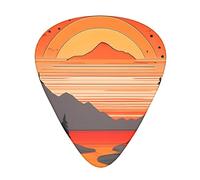 Tree Hills And Rivers Guitar Plectrums Classical Triangle Bass Acoustic And Electric Guitar Plectrums For Guitarists 12 Pieces