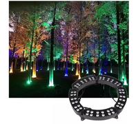 Tree Holding Light Outdoor Landscape Lights Ac220v Rgb Landscape Garden Tree Lighting Ip65 Outdoor Waterproof Tree Lighting Lights Outdoor Led Surrounding Colored Hoop Tree Yellow 5PCS(60W)