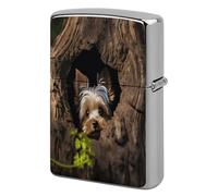 Tree Hole Yorkie Metal Lighter Case Cover Lighter Sleeve