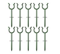 Tree Hose Guide - 10-Piece Holder Bracket Set, Spikes For Watering Irrigation, Durable Plant Protection Tool | Lawn Flowerbed Borders Yard Inner Tree Pathway
