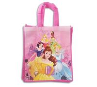 Tree House Studio Character Reusable Shopping Tote Bag - 13 x 15 Inch, Princesses on Pink, L, Classic
