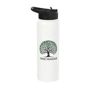 Tree Hugger Environmental Activist Stainless Steel Insulated Water Bottle