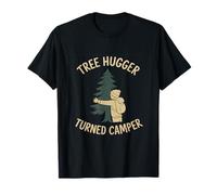 Tree Hugger Turned Camper Camping Crew Graphic T-Shirt