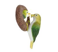 Tree Huggers Decor Outdoor, Bird Statues Bird Sculpture Bird Figurines Art Sculpture Tree Hugger Hanging Garden Statue Tree Peeker Ornament for Patio Lawn Porch Yard