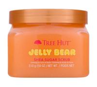 Tree Hut Jelly Bear Shea Sugar Scrub, Exfoliating, Hydrating & Moisturizing Body Scrub with Shea Butter & Nourishing Essential Oils, Smooth & Soften Skin, 18 oz