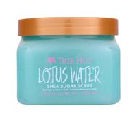Tree Hut Lotus Water Shea Sugar Body Scrub, 532 ml, Exfoliating Formula with 6-Oil Blend