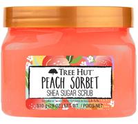 Tree Hut Peach Sorbet Shea Sugar Scrub, Exfoliating, Hydrating & Moisturizing