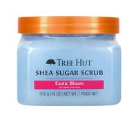 Tree Hut Shea Sugar Scrub Exotic Bloom, 18oz, Ultra Hydrating and Exfoliating Scrub for Nourishing Essential Body Care