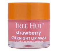 Tree Hut Strawberry Overnight Lip Mask | Leave on Overnight & Wake up to Soft, Hydrated Lips | Elevate your Self Care Routine | .6 oz.