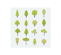 Tree Illustrations Designer Splash Back Benjamin Tate Design Natural One Size