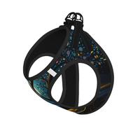 Tree in The Moonlight Dog Harness - Equipped with Reflective Straps and Quick Release Buckles - Suitable for Small Cats and Dogs