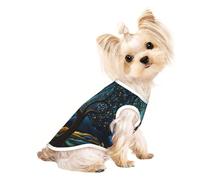 Tree in The Moonlight Small Dog Shirt,Soft Breathable Dog Shirt for Dogs Cats Boy Girl Pet Tshirt,Suitable for Small Pets